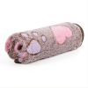 Prt Soft Brown Heart Claw Print Pet Rug For Dog And Cat S 23in*16in M 30in*20in L 41in*30in - Brown - Polyester - S
