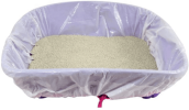 Free shipping Cat Litter Box Liners large with Drawstrings Scratch Resistant Bags - white